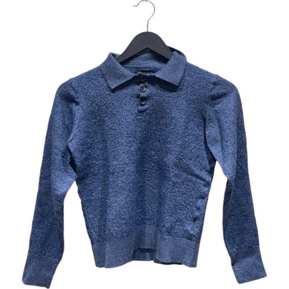 Bruun & Stengade wool blend blue sweater M junior